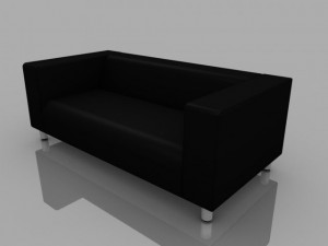 ikea sofa  klippan 3D-Modell