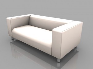 ikea sofa  klippan 3D-Modell