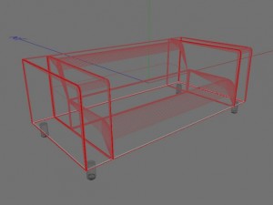 ikea sofa  klippan 3D-Modell
