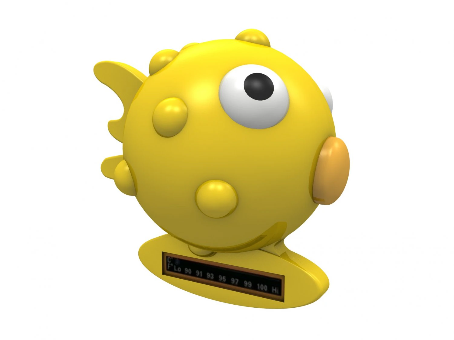 baby bath thermometer 3D Model .c4d .max .obj .3ds .fbx .stl .blend 