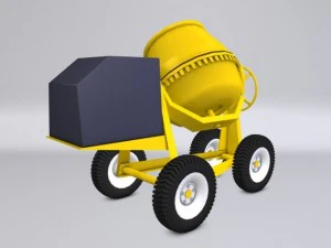 beton karıştırıcı 3D Model