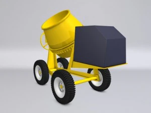 beton karıştırıcı 3D Model