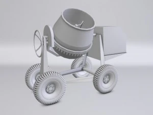 beton karıştırıcı 3D Model