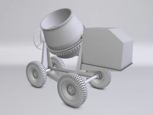 beton karıştırıcı 3D Model