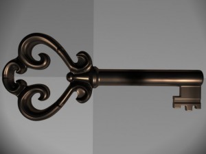 old key 3Dモデル