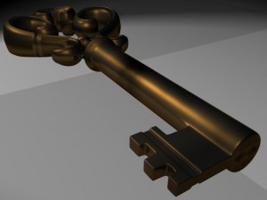 old key 3Dモデル