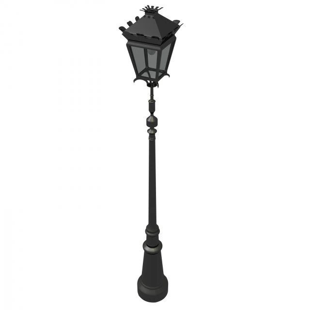street lamp 3D Model .c4d .max .obj .3ds .fbx .stl .blend 