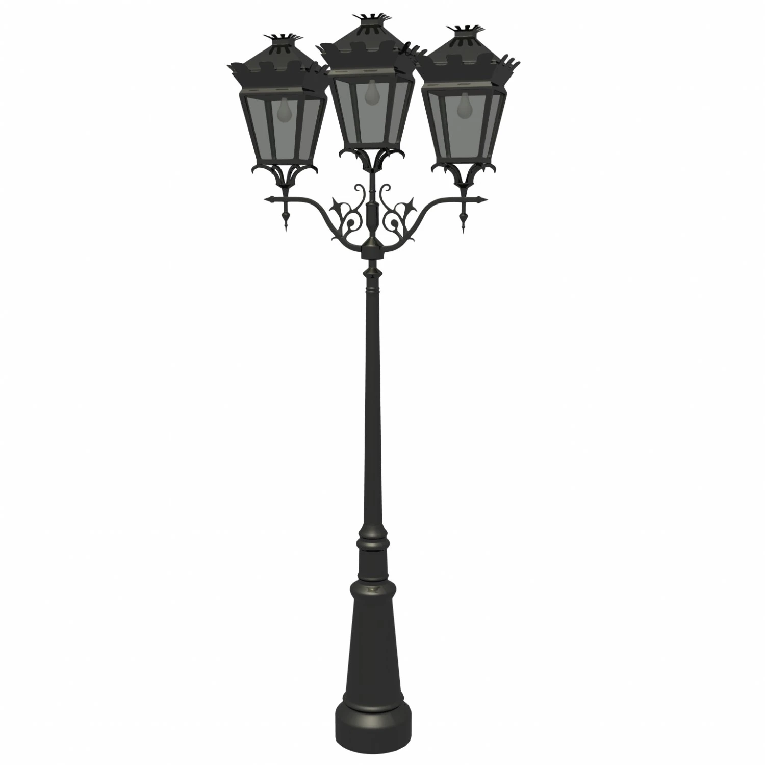 latarnia uliczna Model 3D .c4d .max .obj .3ds .fbx .stl .blend 