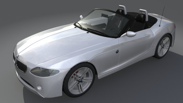 bmw z4 3D 模型 .c4d .max .obj .3ds .fbx .stl .blend