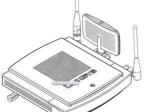 linksys router wrt600n 3D-Modell