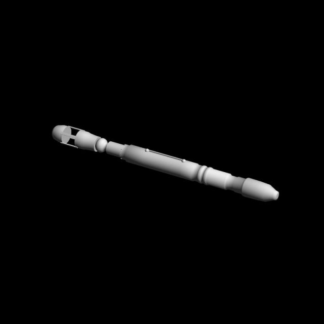 10th doctor screwdriver 3D Model .c4d .max .obj .3ds .fbx .stl .blend 