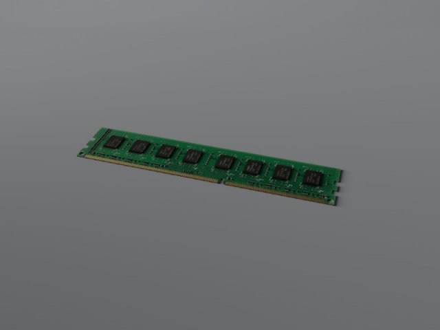 ram ddr 3D Модель .c4d .max .obj .3ds .fbx .stl .blend 