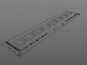 ram ddr 3D Model
