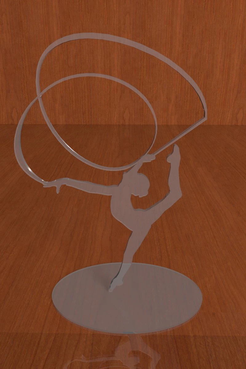 gymnast 3D Model .c4d .max .obj .3ds .fbx .stl .blend 