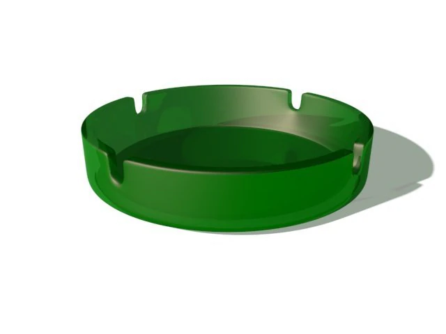 ashtray 3D Model .c4d .max .obj .3ds .fbx .stl .blend 