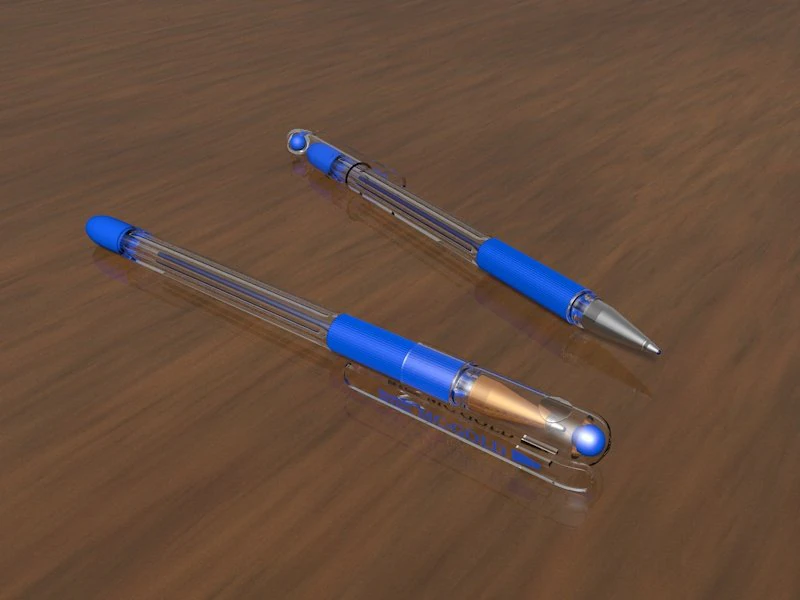 pen 3D Model .c4d .max .obj .3ds .fbx .stl .blend 