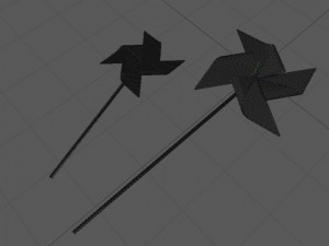 paper pinwheel 3D Model