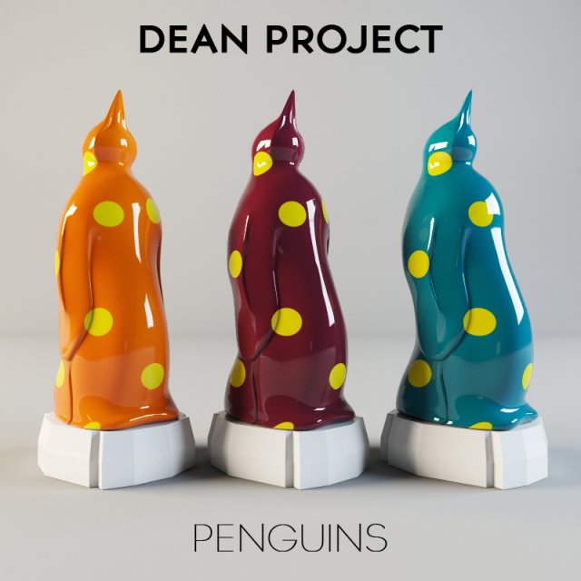 dean project penguins 3D Model .c4d .max .obj .3ds .fbx .stl .blend 