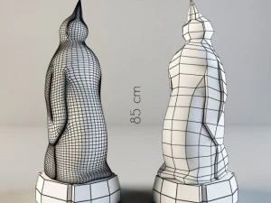 dean project penguins 3D Model