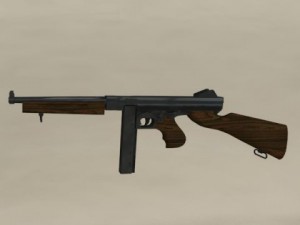thompson m1a1 3D Model