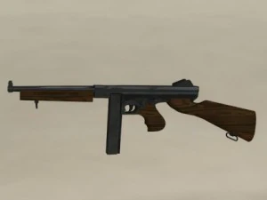 thompson m1a1 Modelo 3D