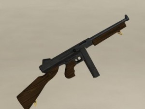 thompson m1a1 Model 3D