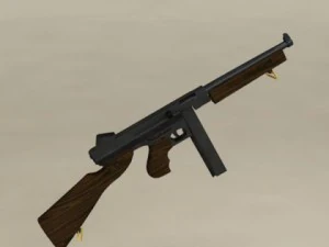 thompson m1a1 3D Model