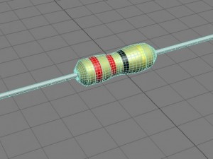 3d circuit elements resistance 3D Model