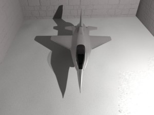 jet fighter 3D-Modell