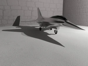 제트 전투기 3D 모델