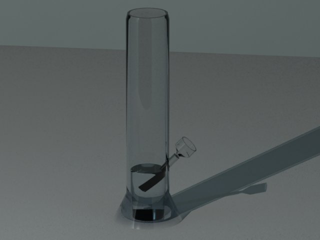 glass bong 3Dモデル .c4d .max .obj .3ds .fbx .stl .blend 