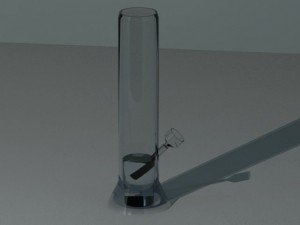 glass bong 3D-Modell