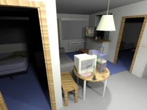 apartment living room 3D Model