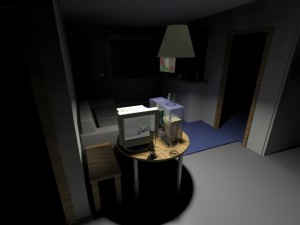 apartment living room 3Dモデル
