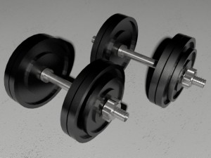 dumbells 3D-Modell