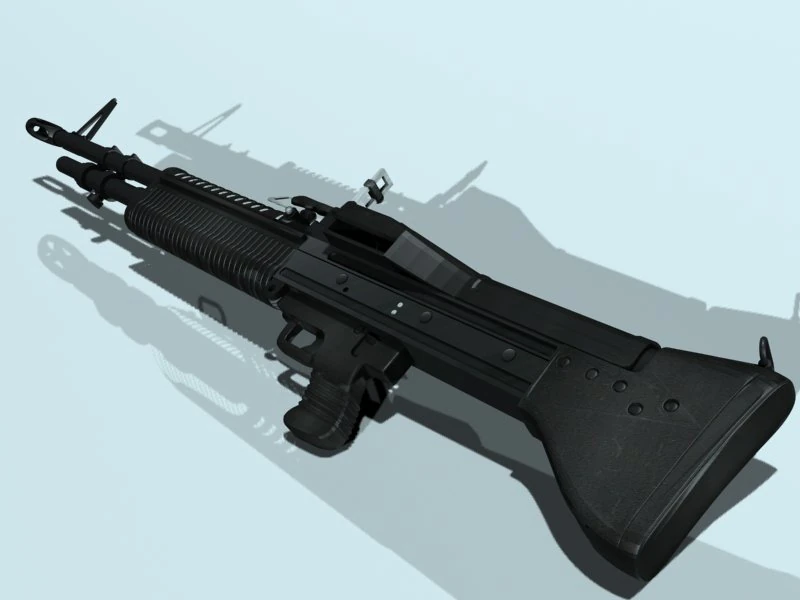 m60lmg 3D Model .c4d .max .obj .3ds .fbx .stl .blend