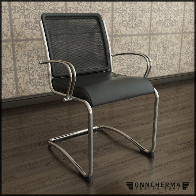office chair Modelo 3D .c4d .max .obj .3ds .fbx .stl .blend 