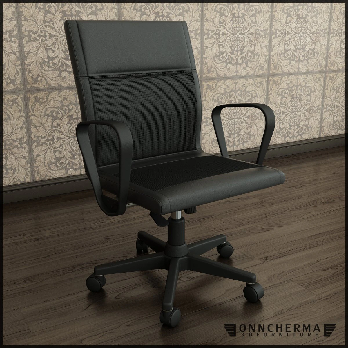 オフィスチェア 3Dモデル .c4d .max .obj .3ds .fbx .stl .blend 