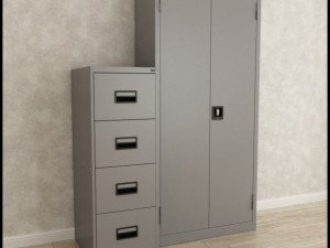 office storage set 15 Model 3D