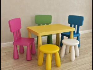 IKEA マムート 家具セット キッズ 3Dモデル