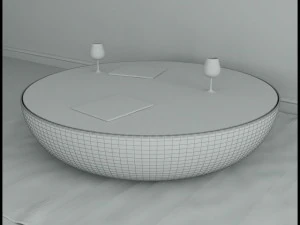 table basse bonaldo grande plan&egrave;te l&eacute;g&egrave;re Modèle 3D