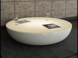 coffee table bonaldo big planet light 3D Model