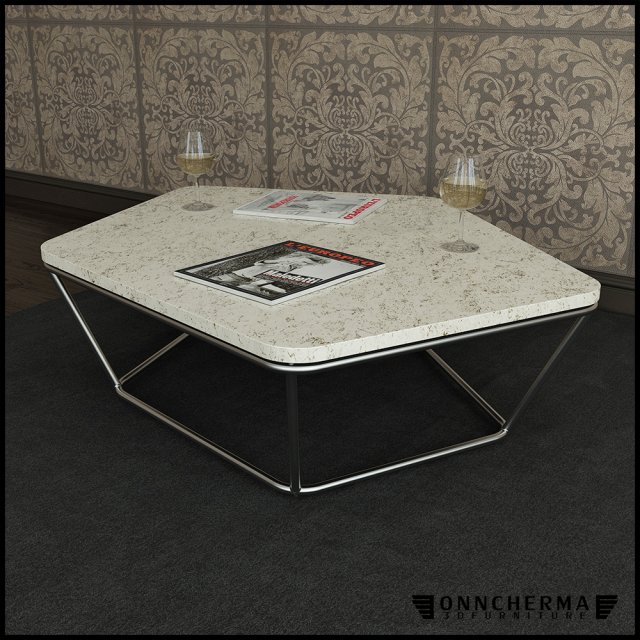 coffee table natuzzi chocolat Modelo 3D .c4d .max .obj .3ds .fbx .stl .blend 