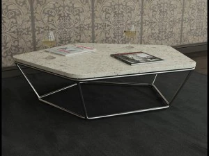 coffee table natuzzi chocolat 3D Model