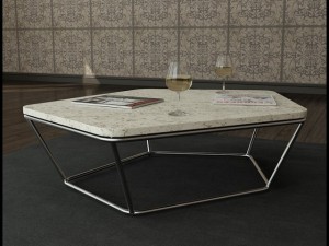 coffee table natuzzi chocolat Modelo 3D