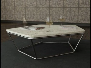 coffee table natuzzi chocolat 3D Model