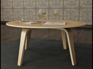 coffee table eames molded plywood Model 3D