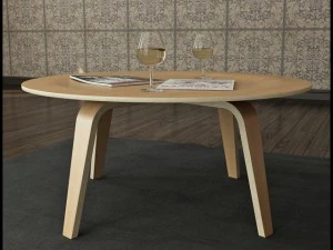 coffee table eames molded plywood 3D Model