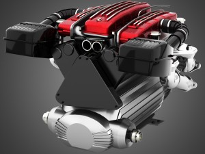 ferrari tipo f116 - f133 v12 engine awd system 3D Model
