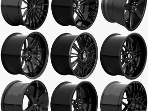 rims - hamann asanti vossen vorsteiner wald hre rays rotiform 3D Model